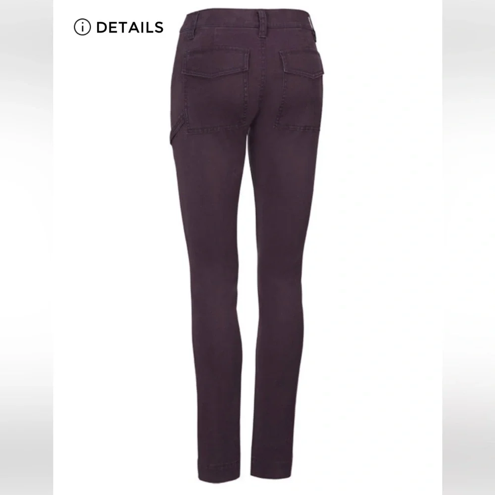 Cabi Carpenter Pant, Size 10, Plum - Picture 6 of 13